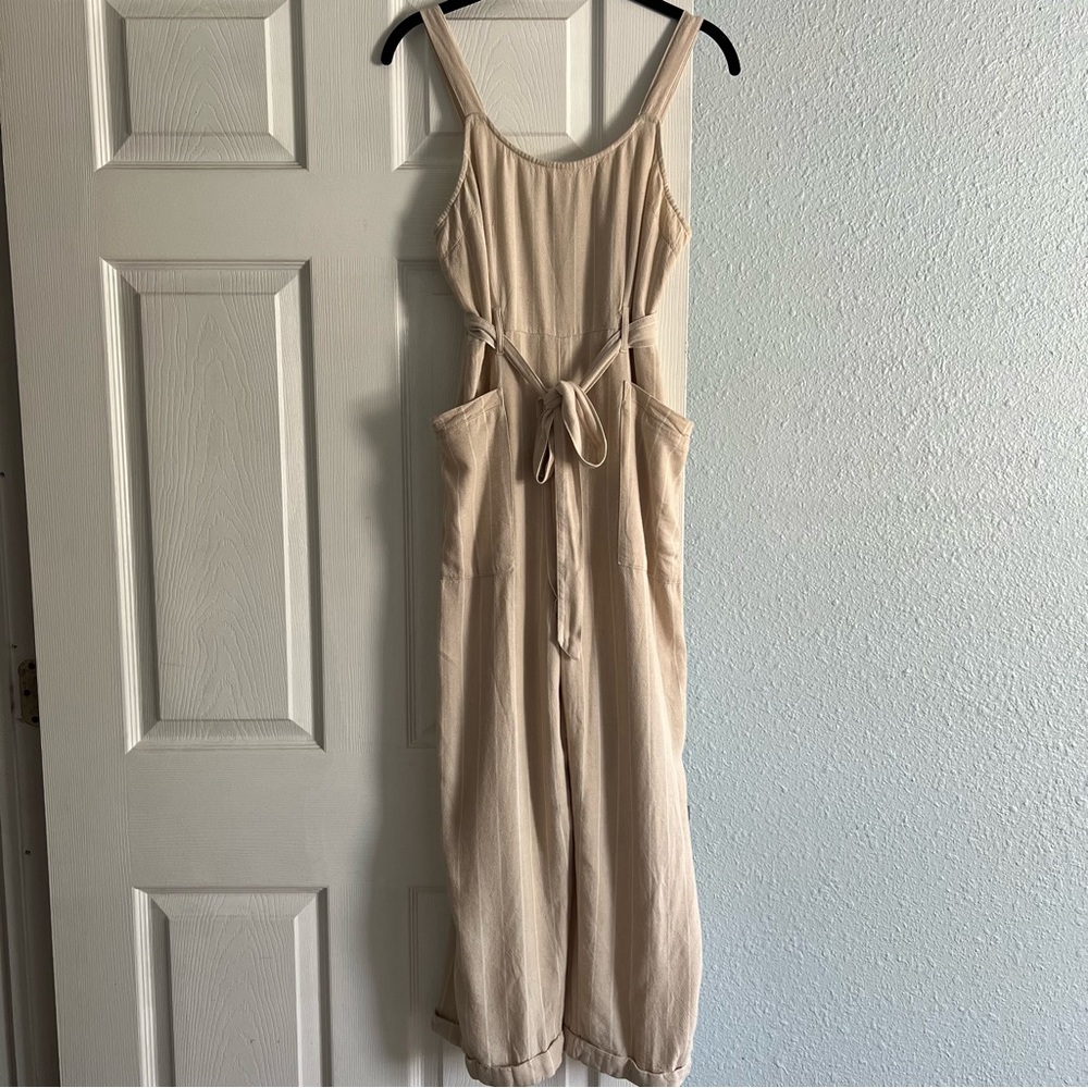 American Eagle Jumpsuit - Cotton Linen Blend, Striped